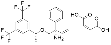 [(1S)-1-({(R)-1-[3,5-雙（三氟甲基）苯基]乙氧基}甲基)-1-苯基丙-2-烯基]胺馬來酸鹽