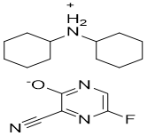 6-氟-3-羥基-2-氰基吡嗪二環(huán)己胺鹽