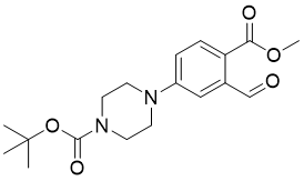 1-Piperazinecarboxylic acid, 4-[3-formyl-4-(methoxycarbonyl)phenyl]-, 1,1-dimethylethyl ester