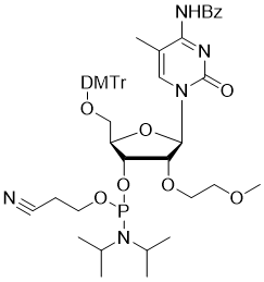 5-Me-DMT-2’-O-MOE-C(Bz)-CE Phosphoramidite